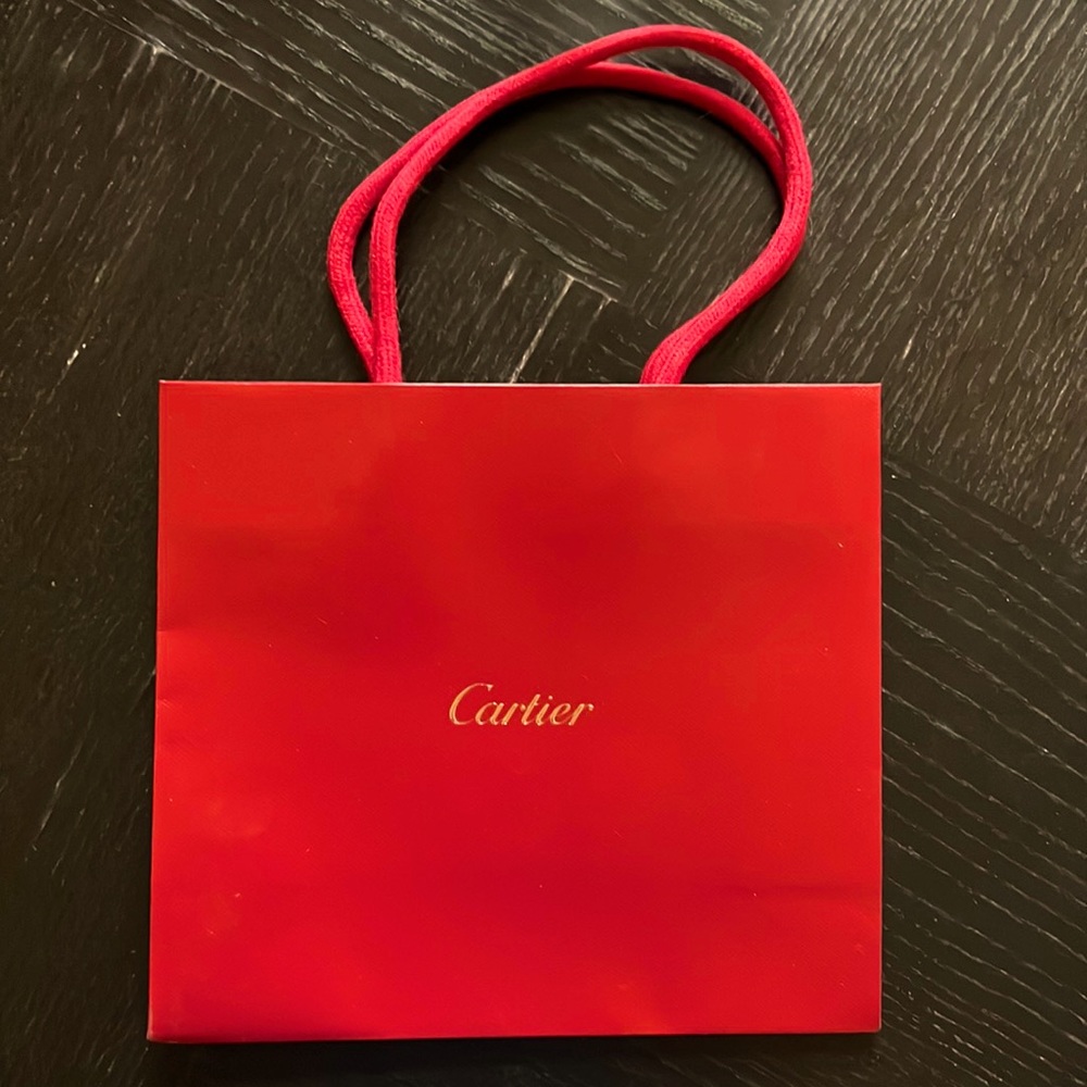 Cartier shopping bag